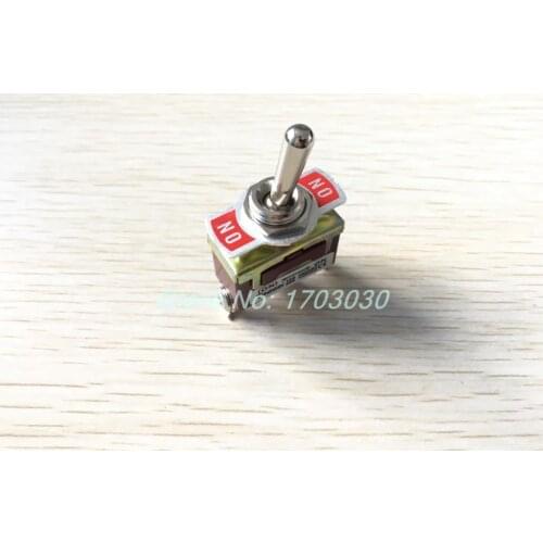 12mm Panel Mounted SPDT ON/ON Momentary Toggle Switch AC 250V 15A T701DW