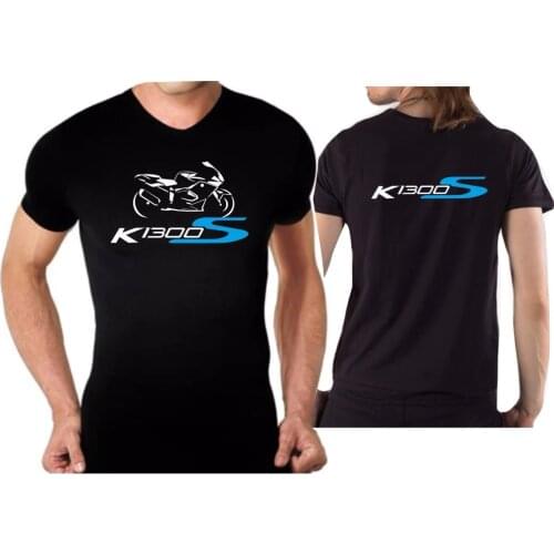 2019 New Fashion Brand Hot Sale 100% cotton T-Shirt For Biker K 1300 S Tshirt K 1300S Motorcycle K1300 S Moto Printed Tee Shirt