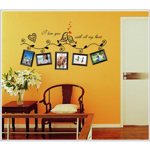 3D DIY Removable Photo Family Tree Pvc Wall Decals/Adhesive Wall Stickers Mural Art Home Decor room wall art