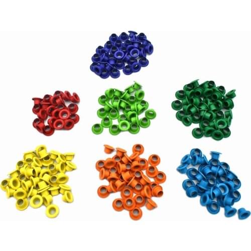 4mm Tiny Eyelet in 7 color Brass Eyelets Grommets Metal eyelet For DIY Clothing Scrapbooking Craft Projects 100pcs