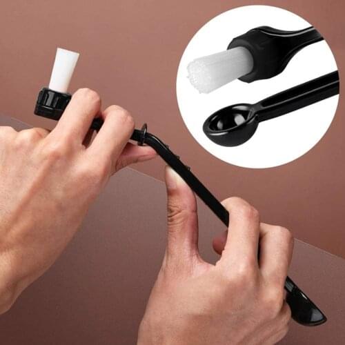 MLGB 5 Pcs Coffee Machine Cleaning Brush Brush with Wood Handle and Spoon for Cleaning Coffee Machine Coffee Grinders