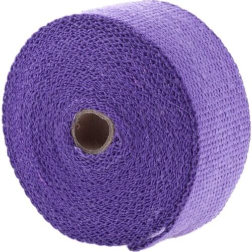 5cm X 10m / 2'' X 32.8FT Exhaust Pipe Manifold Heat Tape Wrap For Motorcycle