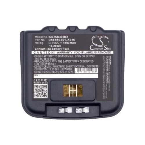 Cameron Sino 4400mAh battery for INTERMEC CN3 CN3E CN4 CN4E 318-016-001 318-016-002 AB15 AB16 AB9 BarCode, Scanner Battery