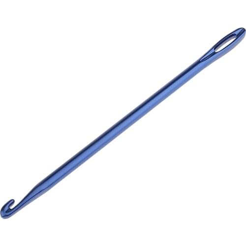 Aluminum TUNISIAN AFGHAN Crochet Hook Knit Needle with an Eye Knitting Tool