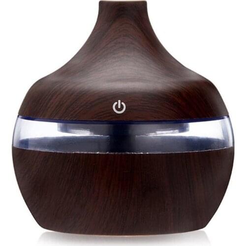 Wood Grain Aromatherapy Usb Humidifier Water Droplets Air Purification Essential Oil Aroma Diffuser Creative Home Grain