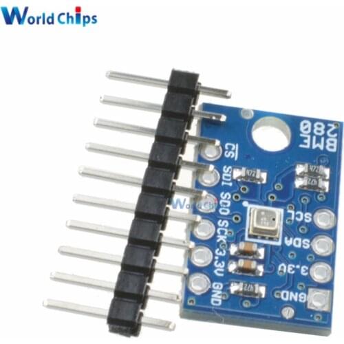 GY-BME280 GY BME280 I2C SPI Breakout Temperature Humidity Barometric Pressure Digital Sensor Module 3.3V 5V High Precision 3In1