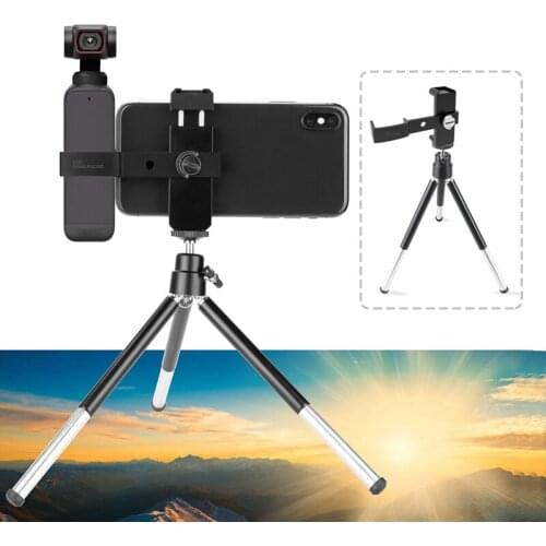 Clip Holder Bracket Stand Mount for DJI OSMO Pocket 1/2 Mobile Phone Connector Desktop Tripod Handheld Gimbal Camera Accessories