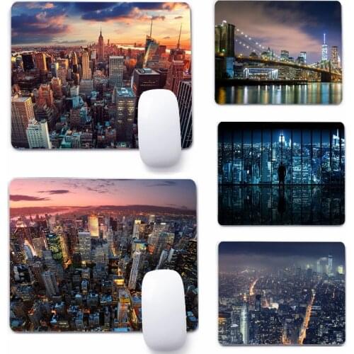 New York Game Mouse Pad Non-Slip Rubber Base Waterproof Office Mouse Pad Deskpad Desk Mats