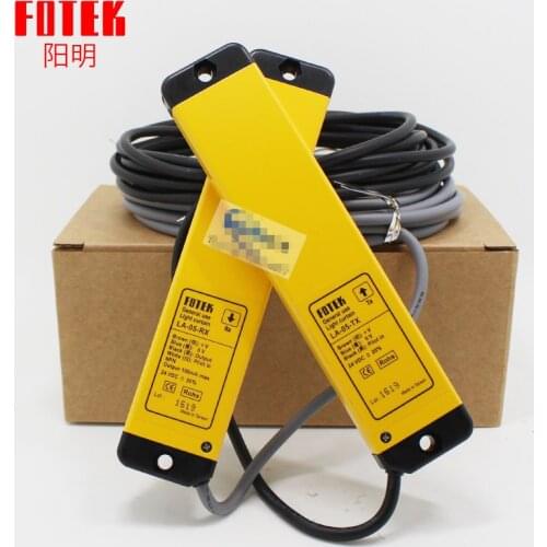 LA-05E FOTEK Light Curtain Sensor 100% New & Original LA-05-RX + LA-05-TX