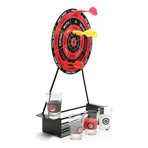 Mini Darts Shot Glass Set Game Magnetic Drinking Game