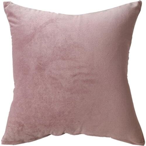 Soft Pillow Cover Cushion Thick Latt-ice Pillowcase Home Office Sofa Decoration