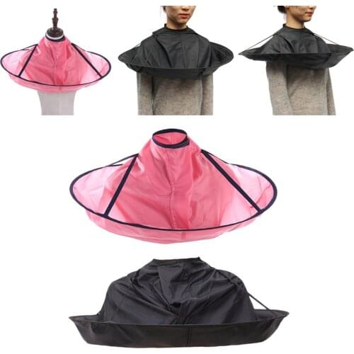 2x Hair Cutting Cape Haircut Cloth Umbrella Cloak Salon Barber Accessory