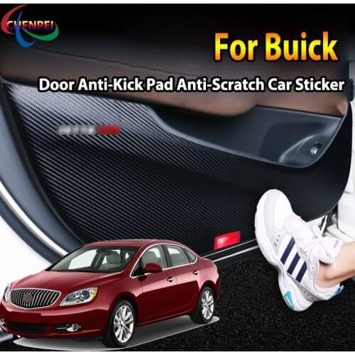 For Buick Lacrosse 2013-2021 Regal 2009-2021 Verano (Sedan/Hatchback) 2015-2021 Car Door Anti Kick Pad Protection Stickers