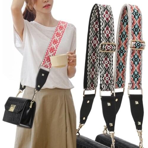 New Weave Nylon Women Bag Strap Handbag Belt for Crossbody Adjustable Bag Accessories Handle Shoulder Hanger Straps for Bags