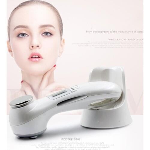 NEW No Needle Mesotherapy Photon LED Light Skin Rejuvenation Double Facial RF Radio Frequency Face Lift Massager Beauty Care