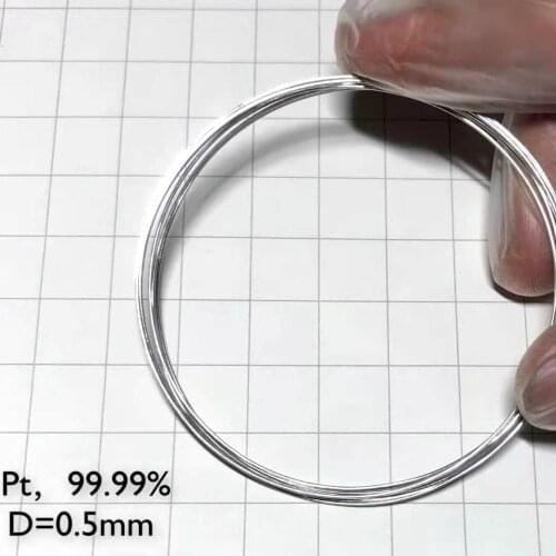 Palladium metal Wire 99.99% Element Pt Pure Diameter 0.5mm