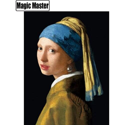 Full Square/Round Drill 5D DIY Diamond Painting "Girl pearl" Embroidery Cross Stitch 5D Home Decor Gift