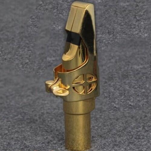 Professional Aisiweier Tenor Soprano Alto Saxophone Metal Mouthpiece Gold Lacquer Mouthpiece Sax Aisiweier Mouth Pieces 5