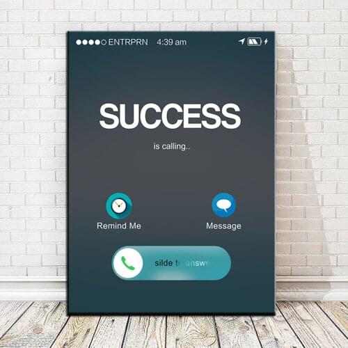 Modern Comes From A Successful Call Canvas Painting Wall Art Nordic Posters and Prints Wall Pictures for Living Room Decoration