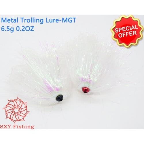 SXY FISHING DIY Metal Trolling Lure MGT Deep-sea fishing Fake lure Attractive bait Flash bait Flash lure Attractive Lure