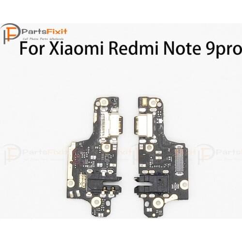 USB Charging Port Board Flex for Redmi Note 9 Pro Microphone Module USB Charger Port Dock Connector Replacement