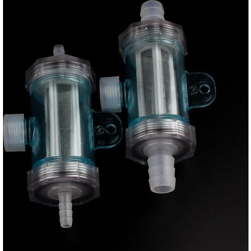 1~10pcs 8/10/20/25MM Pagoda Hose Filter Garden Irrigation Fittings Aquarium Transparent Filter Fish Tank Soft Water Pipe Filter