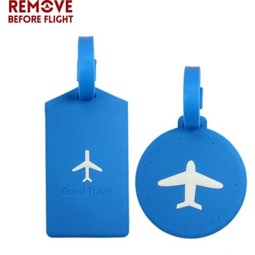 1PCS Luggage Tag Travel Label Straps Cute Novelty Rubber Funky Key Tags for Suitcase for Women Bag or Cellphone or Car Pendant