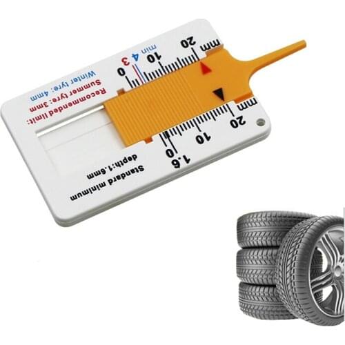 3Pcs/lot Car Tyre Depth Gauge for Car Motorcycle Trailer Van Wheel Measure Tool car kit