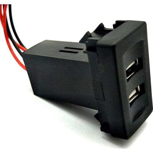 Car Charger USB Charger Car Dual USB Charger For Volkswagen For VW for Volkswagen T4 Models 2.1A Car Charger Special Car