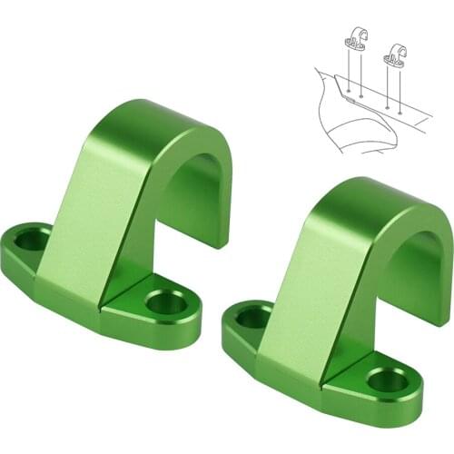 Rear Brake Line Hose Clamp Holder For Kawasaki KX250 KX450 2019-2021 KX250F KX450F 2017-2018 KLX300R 2020-2021 Aluminum