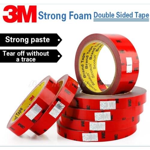 3M Double Sided Tape For Car VHB Strong Sticky Adhesive Tape Anti-Temperature Waterproof Office Decor Thickness 0.8mm