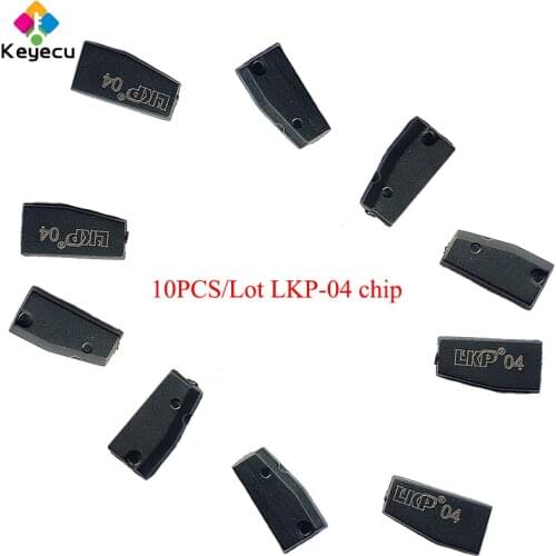 KEYECU 10PCS/Lot Replacement LKP-04 LKP04 Ceramic Chip -FOB for Toyota H Key Blade, 128 Bit LKP04 for Toyota H Transponder Chip