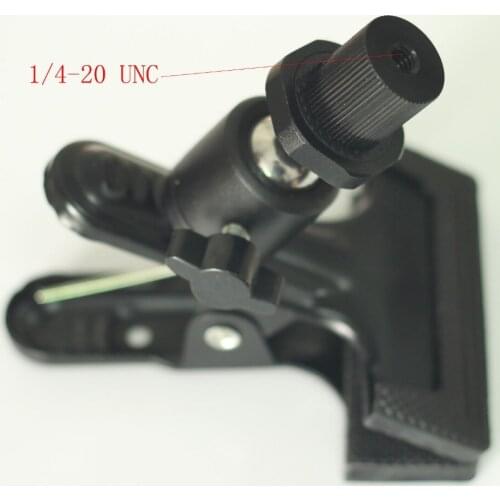 Multi-function Clamp with 1/4 double female adaptor for Camera Flash tripod 5D2