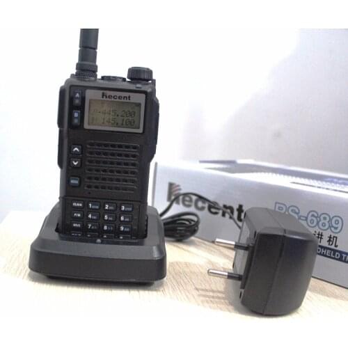 Powerful 10w RS689 tri band walk talk UHF VHF frequency portable mobile radio phone transceiver long range interphone scanner