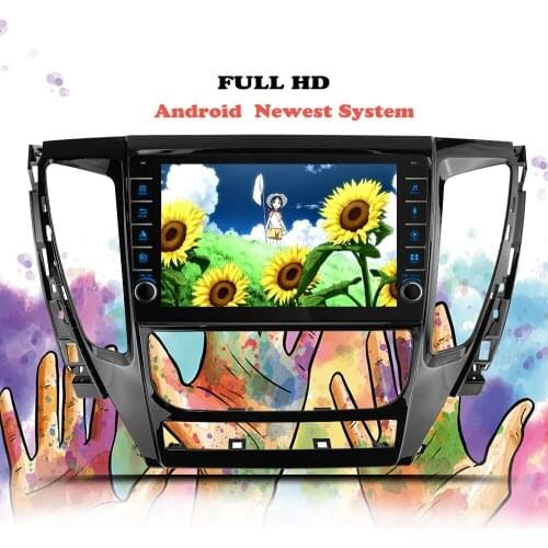 Multimedia Player Video Car Radio For Mitsubishi Pajero Sport 3 2016 2017 2018 Android 10 GPS Navigation 2 din DVD Tape Recorder