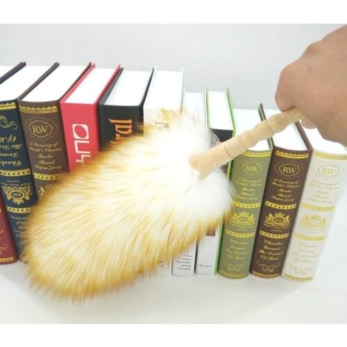 Soft Microfiber Duster Brush household feather duster dusting cleaning brush wool duster brush for Car Furniture dust broom