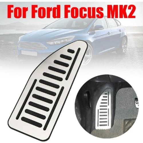 Car Gas Fuel Pedal Set Brake Pedals Rest Foot Pedal Covers for Ford Focus 2 MK2 Kuga Escape