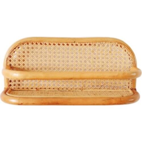 Rattan Wall Hooks Kids Garments Organizer Rack Clothes Hat Hanging Hook Rattan Wall Storage Bookshelf CNIM Hot