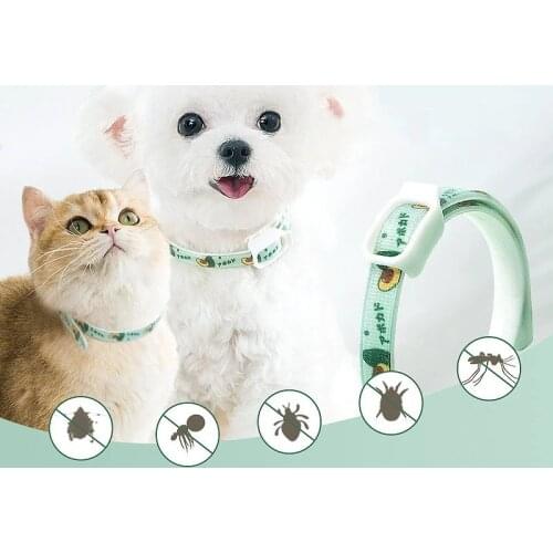 Adjustable Dog Cat Collar Anti Flea Tick Collar for Dogs Cats Anti-mosquito Insect Repellent Protect Flea Killer Pet Accessories