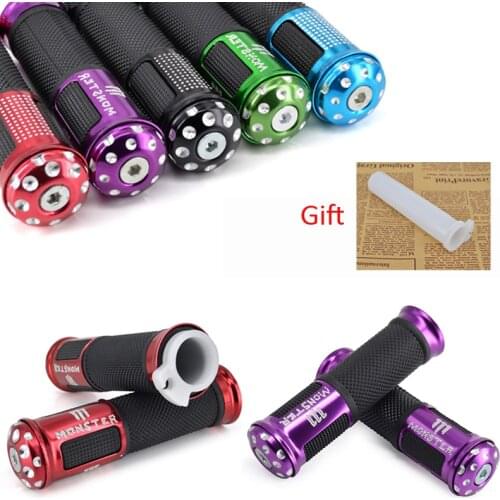 1 Pair 21mm 25mm Motorcycle Throttle Cover Rubber Handle Cover Universal Type Motorcycle Handle Grips Motorcycle Accessories
