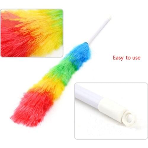 Colorful Magic Home Office Car Furniture Clean Anti Static Ultrafine Duster Handle Cleaner Anti Dusting Brush Tools Dusters