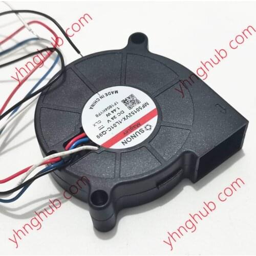 SUNON MF50152VX-1L01C-Q99 Server Cooling Fan DC 24V 1.44W 50X50X15mm 4-wire