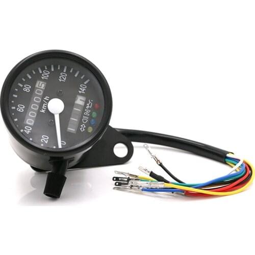 LED Backlight Signal Motorcycle Odometer KMH Speedometer Gauge For Honda Yamaha Suzuki Kawasaki Chopper Touring