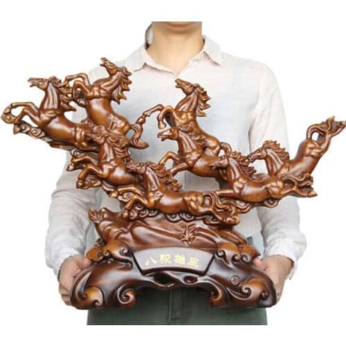 Success Horse Arrangements Eight Stellar Heroes Live Handicrafts to Recruit Money Living Room Point Decoration Shop Opening Gift