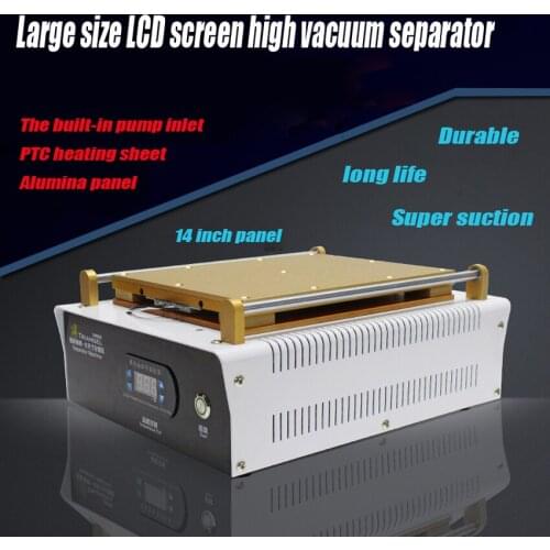 1PC fullset Built-in Vacuum Pump 14 inch for iPad Glass LCD Separator Split Screen Repair Machine for Samsung Tablet PC