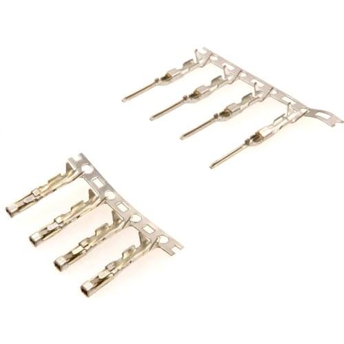 100pcs JST Crimp Terminal Female and male Contact Pin for 2.54 mm 0.1 inch Housing Wire to Board