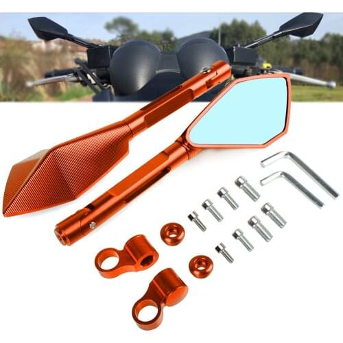 CNC Aluminum Motorcycle Mirror Rearview Rear View Side Mirrors For Yamaha MT07 FZ07 mt09 fz09 MT 07 09 2014-2018 2015 2016 2017