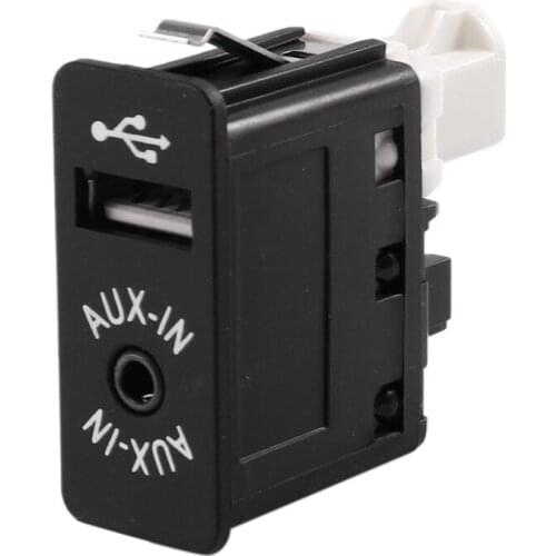 Car USB AUX In Plug Auxiliary Input Socket Adapter for BMW E81 E87 E90 F10 F12 E70 X4 X5 X6