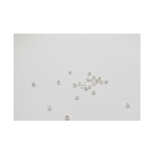 Free Shipping 1000Pcs Crimp Beads 2.5mm Jewellery Finding Stopper Clips Spacer Beads