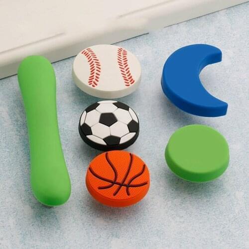 JD Anti-smashing Personality Childrens Room Wardrobe Cartoon Rubber Handle Cabinet Door Drawer Child Handle Furniture Hardware